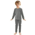 thumbnail image 3 of joogoo Gray 2 Piece Long Sleeve Tee and Pants Cotton Pajama Set 18M, 3 of 7