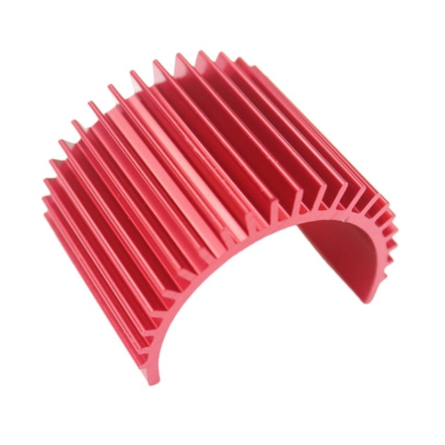 Methold Aleta de enfriamiento del motor Motores Accesorios Componentes interiores Aleación de aluminio RC Cubierta de disipación de calor Accesorio Videojuegos y accesorios Rojo