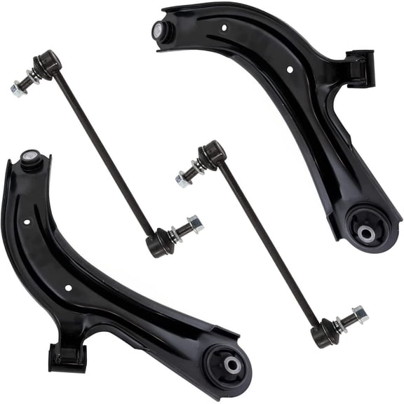 Detroit Axle - Front Lower Control Arms w/Ball Joints Sway Bar Links Replacement for Nissan Sentra NV200 Chevrolet City Express - 4pc Set