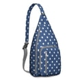 thumbnail image 1 of Fashion Forward Sling Backpack - Runway Inspired Abstract Print Shoulder Bag, Anti-Theft for Urban Life, 1 of 4