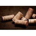thumbnail image 2 of C. Thomas McNemar 32x23 White Modern Wood Framed Wall Art Titled - Wine Corks Still Life III, 2 of 5