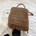 thumbnail image 1 of LinYooLi Womens Backpack DrawstringDesigner Straw Beach Hollow Out Backpacks for Women Luxury Female Backpack Capacity Backpacks Mochila, 1 of 6