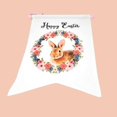 thumbnail image 2 of Happy Easter Home Decorations SET–(1) Door Wall Hanging Canvas Banner, (1) Window Gel Clings, 2 of 5