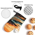 thumbnail image 3 of Fotbe Serene Ocean Sunset for 4Pcs Oven Mitts and Pot Holders, 500℉ Heat Resistant Oven Mitts , Non-Slip Silicone Surface Safe for Baking, Cooking, BBQ, 3 of 6