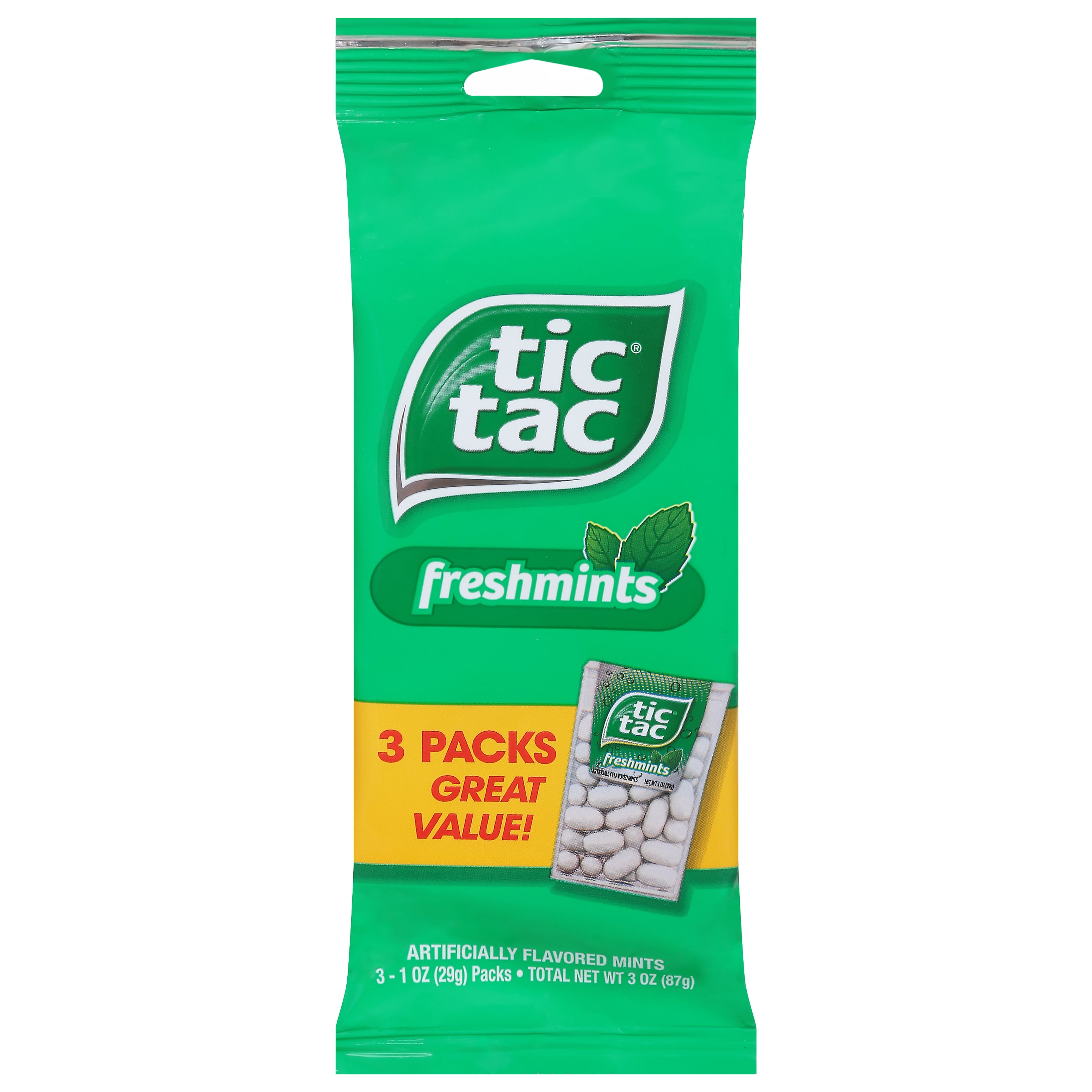 Tic Tac Fresh Mints, 1 Oz., 3 Count