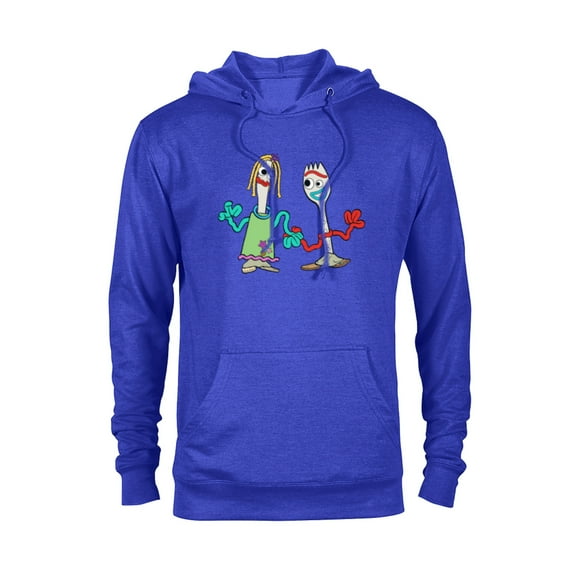 Disney and Pixar’s Forky and Karen - Pullover Hoodie for Adults - Customized-Royal Heather