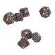 thumbnail image 3 of 7pcs Octopus Pattern Dice Portable Brass Exquisite Hollow Polyhedral Dice Props for Role Playing Game, 3 of 4