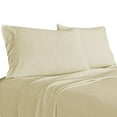 thumbnail image 3 of Brooklyn Flat Jersey Knit Sheet Set, Beige, Twin, XL, 3 of 4