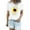 Black, variant on Womens Summer Tops Sunflower Shirts Cute Dandelion Graphics Tshirt Summer Short Sleeve Tee Tops for Women Black L
