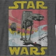 thumbnail image 2 of Boy's Star Wars: The Empire Strikes Back AT-AT Scene  Graphic Tee Charcoal Heather X Large, 2 of 5