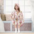 thumbnail image 7 of FORMRS Wearable Blanket Hoodie with Sleeves for Kids Cozy Flannel Sweatshirt, Pink Ice Cream Pattern, 7 of 7