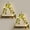 Green Leaf, variant on Floating Shelves for Wall, Plant Wall Decor, Hanging Shelf, Cottage Core Decor, Room Decor Aesthetic, Trinket Shelf, Two-Piece Set, No Drilling