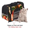 thumbnail image 4 of Peach Luxury Pet Bag with 900D Oxford Fabric, Nylon Webbing - 17x10x11.8 in, 43x26x30 cm - Comfortable and Stylish Carrier for Small Dogs and s, 4 of 7