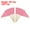 Pink, variant on 100 Pcs Flag Toothpicks Cake Toppers Cheese Markers Party Decor Colored Yellow