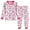 4# Flamingo, variant on DDSOL Toddler Girls Pajamas Kitty Print Long Sleeves Sleepwear 2-Piece Pink 5T