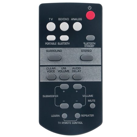 Vinabty FSR64 ZG80730 Replaced Remote Control Fit for Yamaha Sound Bar ATS1520 YAS-152 ATS-1520 ATS-1520BL YAS-152BL