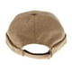 thumbnail image 5 of Hombres Unisex Skullcap Sailor Cap Landlord Hat Beanie Cuff Enrollado , Beige , como se describe Yinane sombrero de moda, 5 of 8