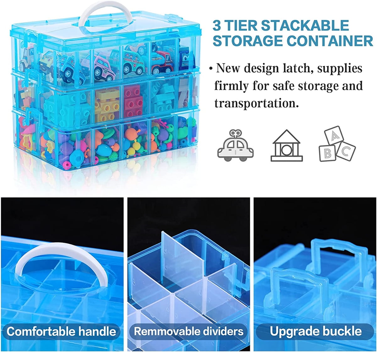 Stackable Interchangeable Arts and Crafts Storage Container – Bins & Things