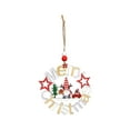 thumbnail image 2 of Xihbxyly Colgante Navideño Hueco, Adorno de Gnomo de Madera, Decoración Festiva para El Hogar, Colgante Único para Árbol de Navidad, Leyenda Popular de La Suerte, Decoración para Fiestas Navideñas, T, 2 of 7