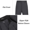 thumbnail image 4 of COOFANDY Men's Classic Fit Flat Front Dress Pants No Iron Premium Casual Pants, 4 of 11
