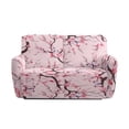 thumbnail image 3 of Xixirimido Recliner Loveseat Slipcover, 6 Pieces Stretch Sofa Covers for 2 Seat Reclining Couch, Soft Washable Furniture Protector with Pockets, Pink Cherry Blossom Butterfly, 3 of 8