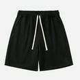 thumbnail image 3 of IROINNID Men's Athletic Shorts, Favorite Cotton Jersey Shorts,Pull-On Shorts with Pockets,Gym Shorts, 3 of 4