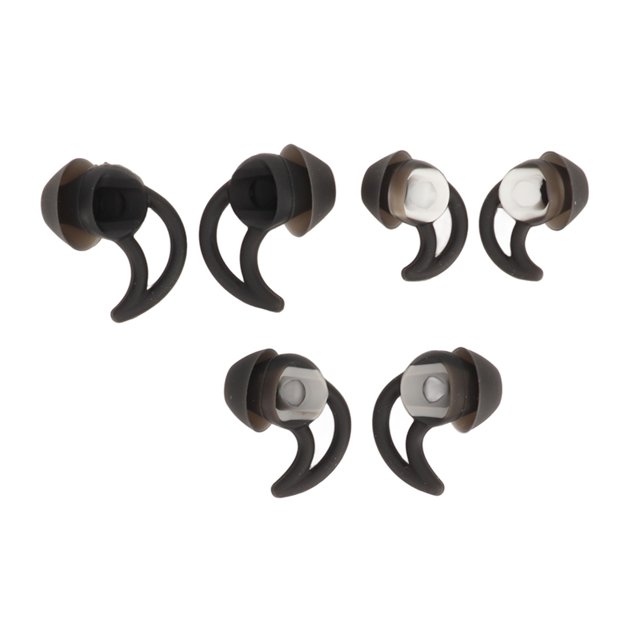 Almohadillas de Repuesto de Silicona para Auriculares QC20 QC30 IE2 IE3 SIE2i 3 Pares S/M/L