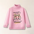 thumbnail image 2 of Youmylove Children Sweater Turtleneck Thin 2024 Dragon New Year Dress For Boys Girls Autumn Winter Red New Year Base Shirt Stylish Toddler Child Outwear, 2 of 4