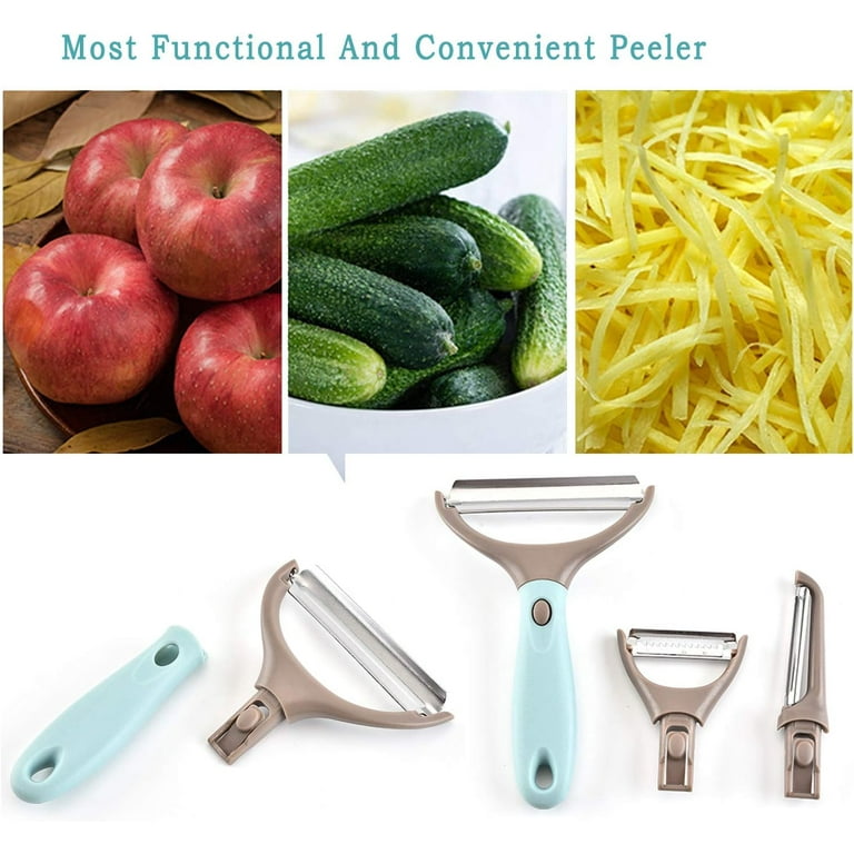 Vegetable Peelers for Kitchen - Fruit Peeler Stainless Steel Multi