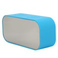 thumbnail image 2 of Alarm Clock Mirror Electronic Intelligent Noise Reduction 45MM Loudspeaker Double Speaker Digital Dual Alarm Clock Blue, 2 of 3