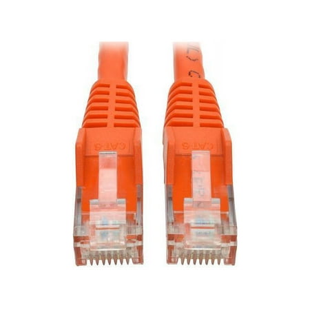 UPC: 0037332202697 | TRIPP LITE N201-015-OR 15 ft. Cat 6 Orange Gigabit Snagless Molded UTP Patch Cable (RJ45 M/M)