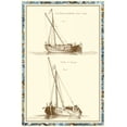 thumbnail image 2 of Vision Studio 13x18 Gold Ornate Wood Framed with Double Matting Museum Art Print Titled - Ship Schematics III, 2 of 4