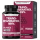thumbnail image 1 of Trans - Resveratrol Capsulas 99% Con Calcio | Alta Concentración De Resveratrol Puro Blanco | Cápsulas Veganas | Vitaminas Mujer / Hombre - 2 Meses - 60 Cápsulas, 1 of 6