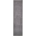 thumbnail image 1 of Unique Loom Studio Solid Shag Urban Modern Rug 2' 7 x 10' Runner Dark Gray, 1 of 4
