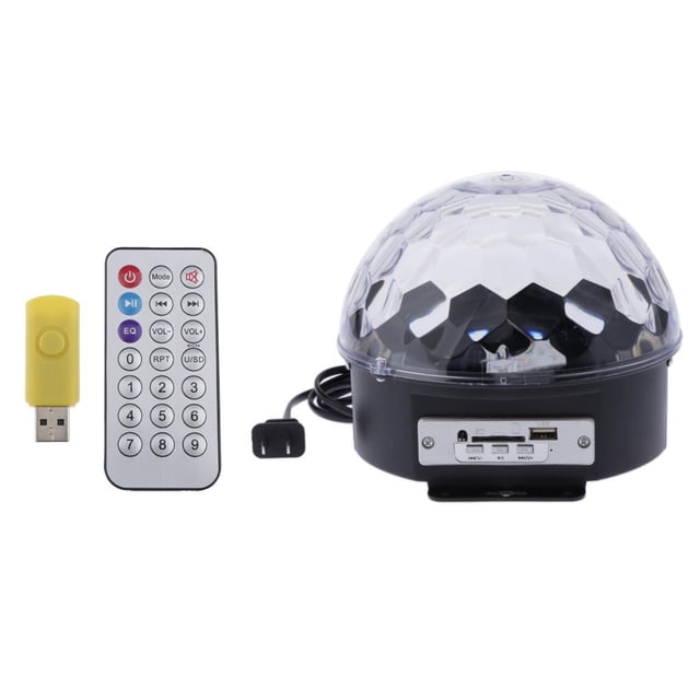 Ball Lámpara De Escenario Lámpara Control Automático Para KTV Bar Party Control automático -0288 kusrkot Lámpara de escenario RGB de control por voz