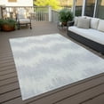 thumbnail image 6 of Addison Rugs Chantille Indoor/Outdoor Transitional Chevron Silver Washable Rectangle Rug, 3' x 5', 6 of 6