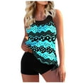 thumbnail image 1 of Trajes de baño tankini para mujer Conjunto de traje de baño estampado para mujer Traje de baño de dos piezas con sujetador relleno Traje de baño de playa Traje de baño de dos piezas para mujer, 1 of 5