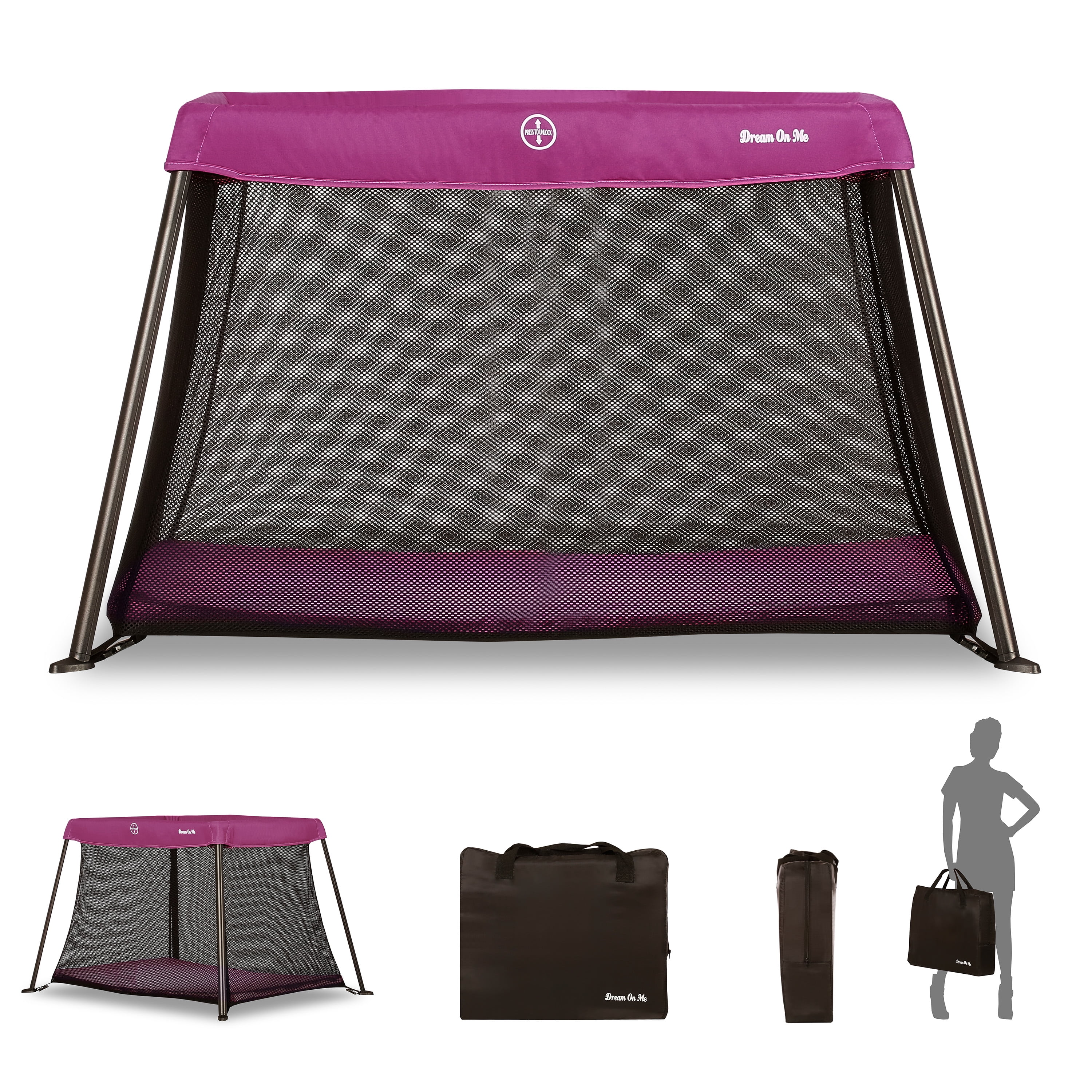 dream on me travel light playard