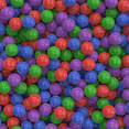 thumbnail image 2 of Outdoor Heights Kiddy Trampoline Crush Resistant Ball Pit Balls - 100 Pieces - Multicolored, 2 of 7