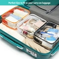 thumbnail image 4 of Emapoy Clear Makeup Bag, Waterproof Travel Toiletry Bag for Women Men, Black, 3 Pcs, 4 of 7