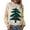 Beige, variant on Women Christmas Outfit Women's Festive Christmas Tree Knit Pullover Sweater Soft Cozy Round Neck Winter Holiday Top Casual Comfortable Yarn Beige M