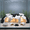 Bleached Coral, variant on Obsidian Stone 3-Piece Aquarium Tunnel Cave Decor Set for Small Fish, Shrimp, and Fry