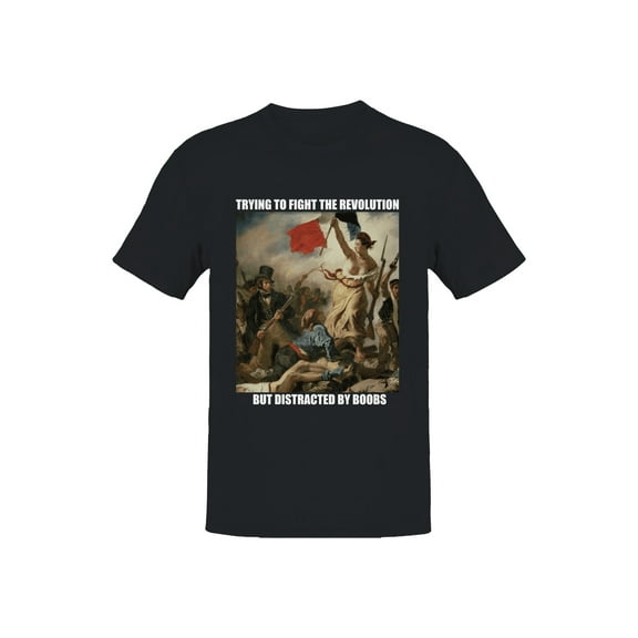 Revolutionary Humor Parody Graphic Men's T-shirt