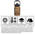 thumbnail image 4 of Botella Portátil para Entrenamiento Gimnasia Jarra Aislada Acero Inoxidable 2L Gran Capacidad Al Aire Libre, 4 of 9