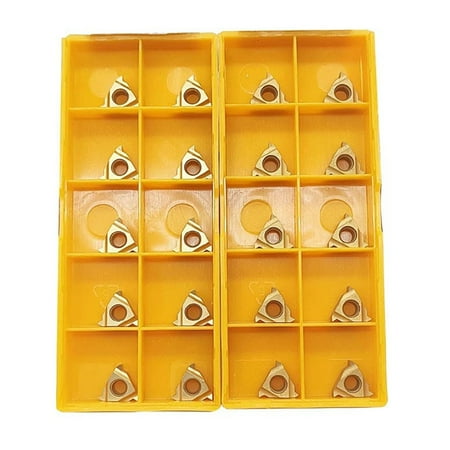 

Lathe Threading Inserts 11ER AG60 +11IR AG60 Carbide Inserts for Stainless Steel