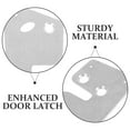thumbnail image 3 of Luxshiny 1Set Plated Silver Car Door Latch Repair Plate Driver Side Reinforcement Metal Plate Easy Installation, 3 of 8