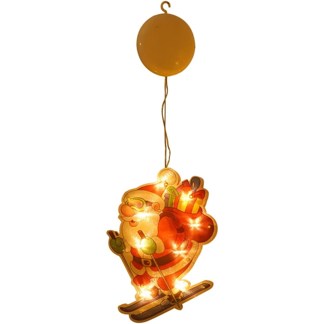 Christmas Window Decoration Lights Battery Operated (Not Include) Christmas Indoor Lights Window Hanging Decoration Lights Party Christmas Gift