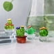 thumbnail image 2 of Espejo retrovisor de coche con simulación de cactus, decoración de resina transparente, artesanía, decoración de TV y ordenador, 2 of 6