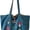 Horizontal Blue, variant on Corduroy Tote Bag Mushroom Embroidery Large Shoulder Bag Alt Casual Reversible Handbag Cute Gingham Corduroy Handbag 2025