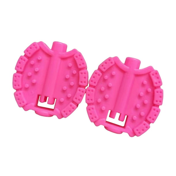Pedales de triciclo para niños de 2 piezas, pedales de repuesto para triciclo infantil. Rosa